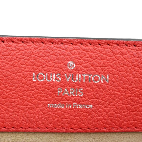 Louis Vuitton  Lockme Ever Leather Crossbody Bag Red - Picture 13 of 14